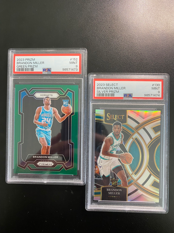 2023 select silver Brandon miller psa 9