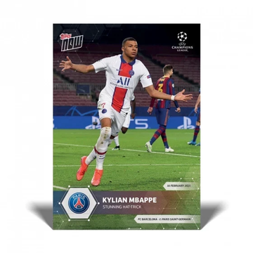 2020-2021 Topps Now UEFA Champions League #41 KYLIAN MBAPPE 20-Card Set