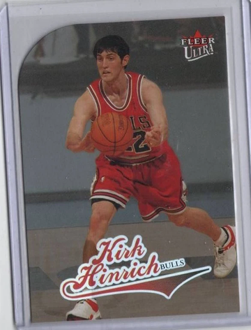 2004 Fleer Ultra #9 KIRK HINRICH Platinum Medallion /100 Bulls Basketball Card