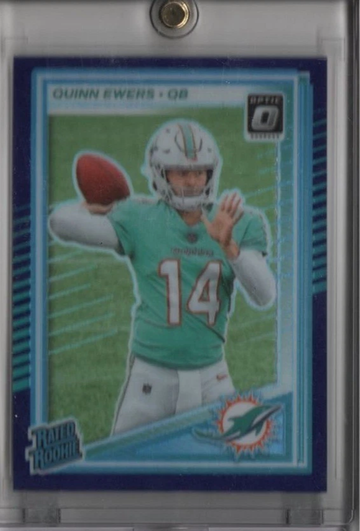 2025 Panini Donruss Optic #213 QUINN EWERS Purple Prizm /60 Rookie RC Rare Card