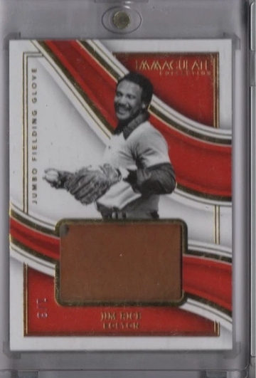 2023 Panini Immaculate JIM RICE Jumbo Fielding Glove Patch /3 Game-Worn Relic