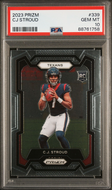 2023 Panini Prizm #339 CJ Stroud PSA 10 *1758