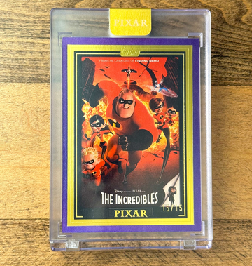 2025 Topps Pixar Gold The Incredibles Wall Art #15/15