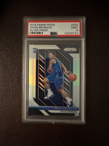 2018 Prizm Silver Jalen Brunson PSA 9 HOT