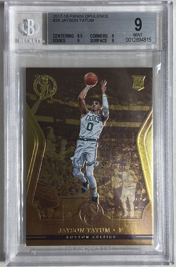 JAYSON TATUM ROOKIE SP /79 BGS 9 w/ 9.5 MINT 2017-18 OPULENCE BOSTON CELTICS ~ONLY 5 HIGHER~