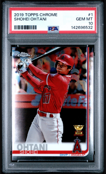 2019 Topps Chrome Shohei Ohtani #1 Rookie cup PSA 10
