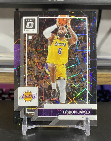 2022-23 Donruss Optic LeBron James Black Velocity /39 #116