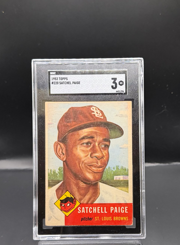 1953 Topps #220 Satchell Paige St Louis Browns HOF SGC 3 VG 🔥🔥🔥