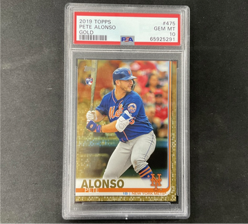 2019 Pete Alonso Topps Gold /2019 PSA 10