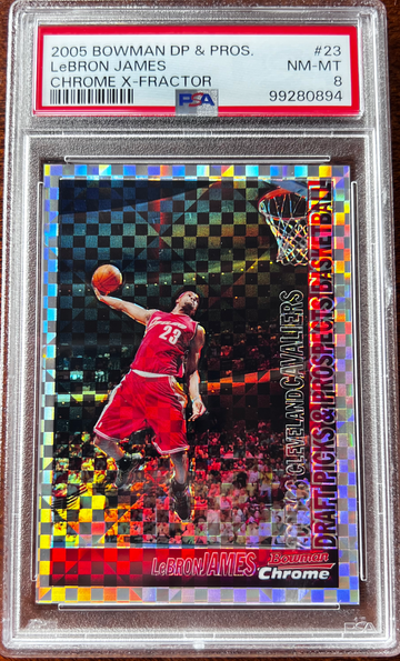 2005-06 Lebron James Bowman Chrome Draft Picks & Prospects Xfractor /150 PSA