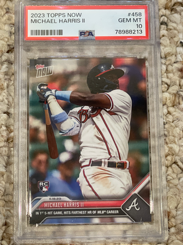 2023 Topps Now Michael Harris II RC #458 PSA 10