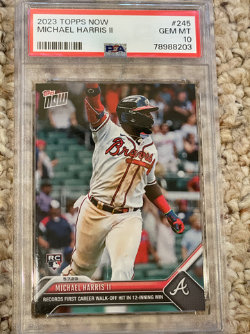 2023 Topps Now Michael Harris II RC #245 PSA 10