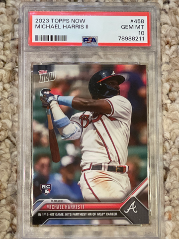 2023 Topps Now Michael Harris II RC #458 PSA 10