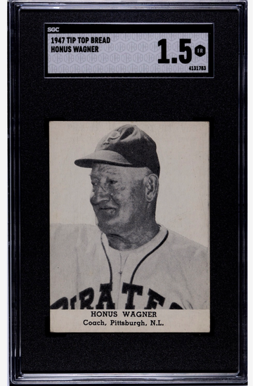 1947 Tip Top Bread Honus Wagner SGC 1.5