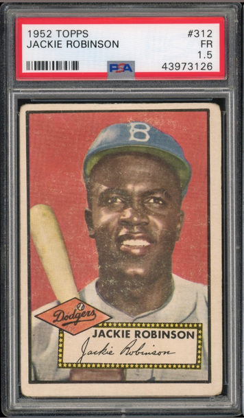 1952 Topps Jackie Robinson #312 PSA 1.5