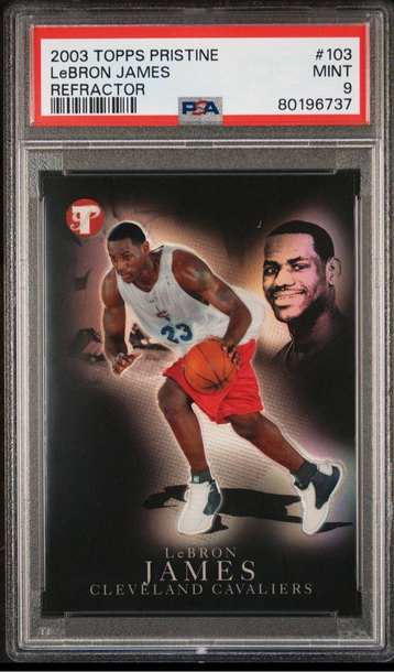 2003 Topps Pristine Lebron James Refractor /149 #103 PSA 9