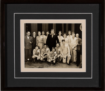 Circa 1945 Babe Ruth Signed Photograph- LOA- PSA/DNA & Beckett