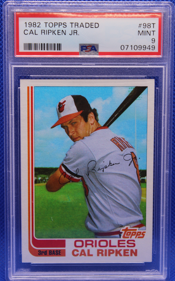 1982 Topps Traded Cal Ripken Jr. PSA 9 MINT HOF Rookie
