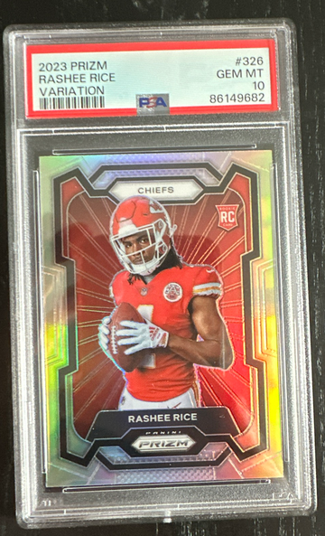 2023 Panini Prizm Rashee Rice Silver Variation PSA 10