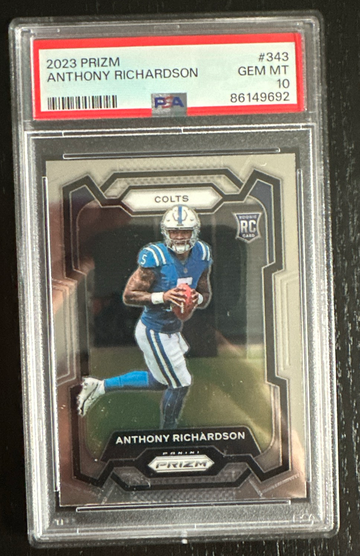 2023 Panini Prizm Anthony Richardson PSA 10