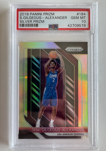Shai Gilgeous-Alexander Silver Prizm PSA 10
