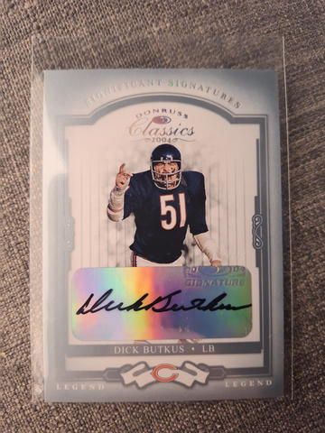2004 Dick Butkus AUTO 14/25  Legend 