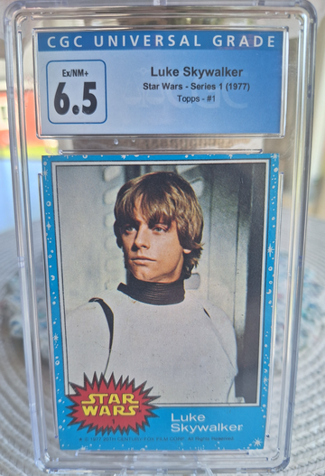 1977 Topps  Star Wars Luke Skywalker #1