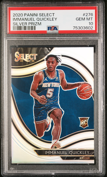 2020 Select Courtside Silver Immanuel Quickley PSA 10 #276