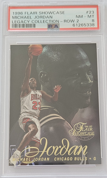 1996 Flair Showcase Michael Jordan Legacy Collection Row 2 #23
