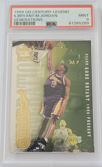1999 UD Century Legend Kobe Bryant Michael Jordan Generations 