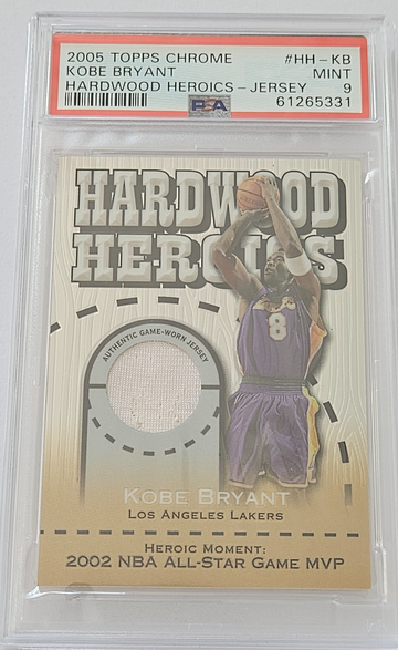 2005 Topps Chrome Kobe Bryant Hardwood Heroics Jersey /400 HH-KB