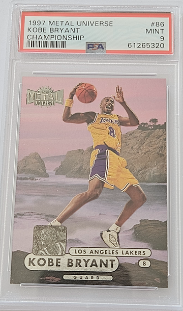 1997 Metal Universe Kobe Bryant Championship #86