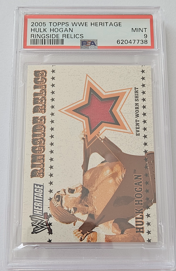 2005 Topps WWE Heritage Hulk Hogan Ringside Relics 