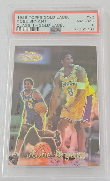 1999 Topps Gold Label Kobe Bryant Class 1 - Gold Label #22
