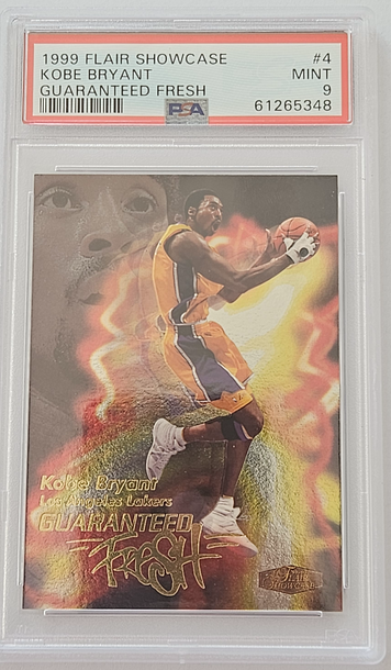 1999 Flair Showcase Kobe Bryant Guaranteed Fresh #4
