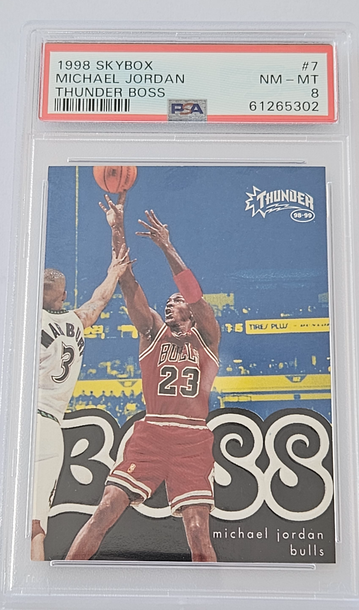 1998 Skybox Michael Jordan Thunder Boss #7 RARE