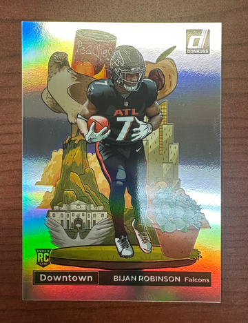 2023 Donruss Bijan Robinson #D10 DOWNTOWN!