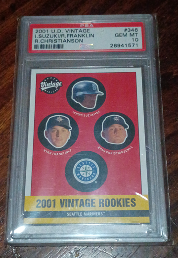 2008 U.D. Vintage Suzuki/Franklin/Christianson #346 PSA 10
