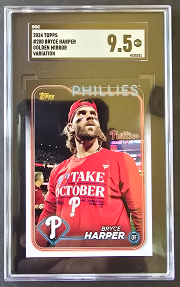 2024 Topps Bryce Harper Golden Mirror Variation #200