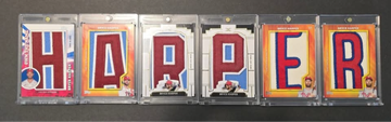 Entire Bryce Harper Name Plate Topps