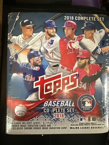 2018 Topps Baseball Complete set-sealed box w/Ohtani RC