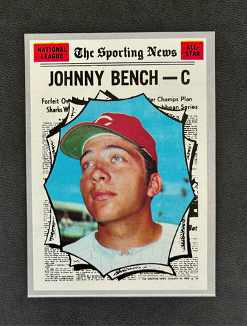 1970 Topps Johnny Bench HOF All-Star #464 NM+ SHARP