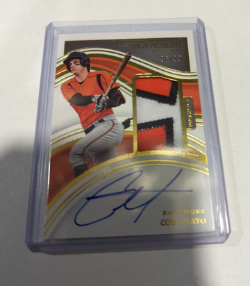 2023 panini immaculate Coby mayo /99 patch auto