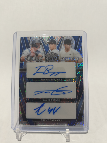 2024 leaf metal triple auto Travis bazzana/ turkey/ caraway /7
