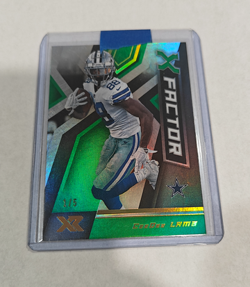 2020 panini xr ceedee lamb rc green 