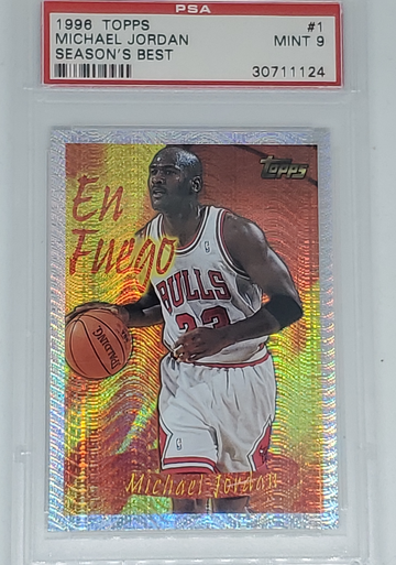 1996 Topps En Fuego Michael Jordan
