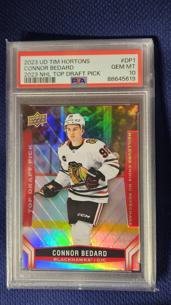 2023 Connor Bedard Top Draft Pick PSA 10
