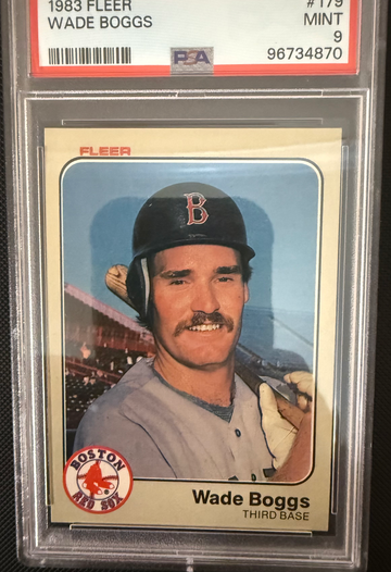 1983 Fleer Wade Boggs PSA mint 9 