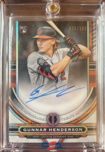 2023 Topps Tribute Gunnar Henderson Auto /199