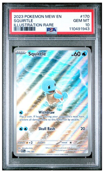 2023 Pokemon Mew En Squirtle PSA 10